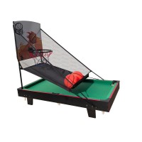 36-Inch 2-in-1 Multi Game Table, Mini Pool and Basketball Arcade Combo with Accessories, Compact Space-Saving Indoor Game Table for Kids, Family Game Room, Playroom Model 712 36-Inch 2-in-1 Multi Game Table, Mini Pool and Basketball Arcade Combo with Accessories, Compact Space-Saving Indoor Game Table for Kids, Family Game Room, Playroom Model 712